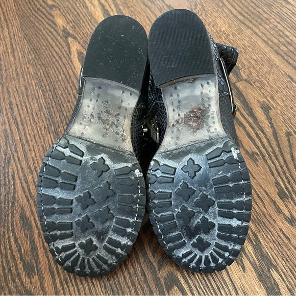 Freebird Carlito Ankle Boot Black Snake 7 - Picture 5 of 6